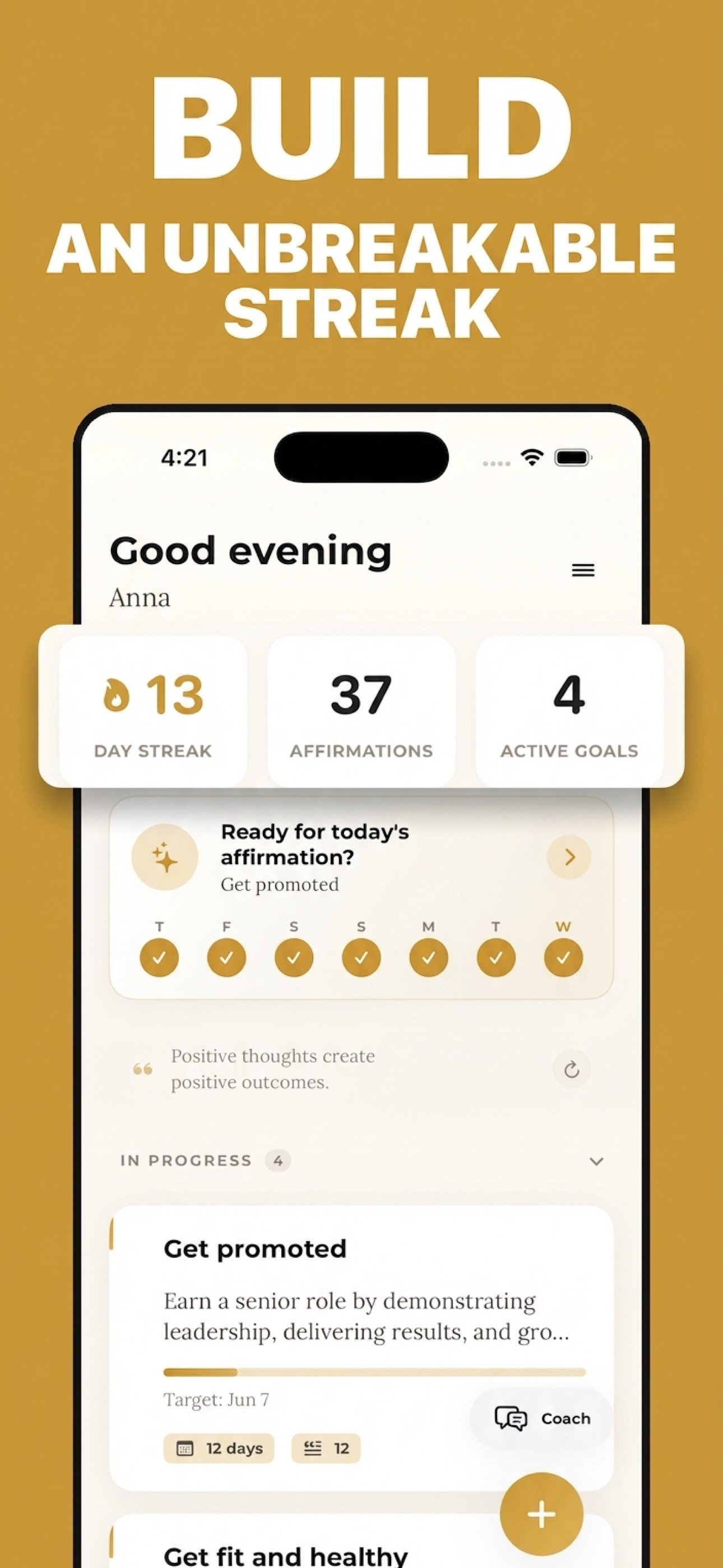 Streak tracking